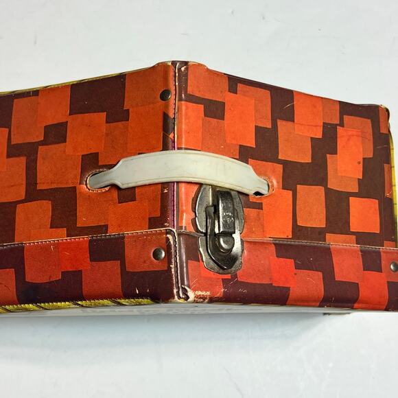 Vintage 1967 Mattel Liddle Kiddles Kabin toy Doll Carry Case Alco orange roof - Picture 14 of 14